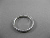 ESTATE .60CT DIAMOND 14KT WHITE GOLD ROUND STONE ETERNITY ENGAGEMENT RING #21626
