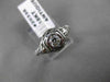 ANTIQUE .40CT OLD MINE DIAMOND 18KT WHITE GOLD 3D FILIGREE ENGAGEMENT RING 20335