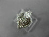 ANTIQUE WIDE .15CT OLD MINE DIAMOND 18KT WHITE GOLD SQUARE ENGAGEMENT RING 26037