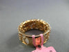ESTATE WIDE 5.32CT WHITE & FANCY PINK DIAMOND 18KT ROSE GOLD 3D MULTI SHAPE RING
