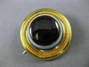 ESTATE EXTRA LARGE 14KT YELLOW GOLD EVIL EYE BARON ROTHSCHILD BROOCH PIN #26363