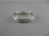 ANTIQUE 18KT WHITE GOLD FILIGREE 3D WEDDING ANNIVERSARY BAND RING 3mm #ELVINA40