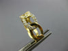 WIDE .7CT DIAMOND 18K YELLOW GOLD OVAL MULTI LINK SEMI ETERNITY ANNIVERSARY RING
