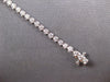 ESTATE 1.0CT DIAMOND 14KT WHITE GOLD 3D CLASSIC 2MM LOVE TENNIS BRACELET