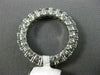 ESTATE 3.55CT DIAMOND 14KT WHITE GOLD 3D ETERNITY WEDDING ANNIVERSARY RING #2705