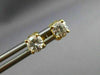 ESTATE .47CT ROUND DIAMOND 14KT YELLOW GOLD CLASSIC 4 PRONG STUD EARRINGS #7838