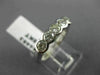 ESTATE 1CT DIAMOND 18KT WHITE GOLD 5 STONE BEZEL WEDDING ANNIVERSARY RING #4453