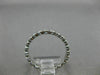 ESTATE .46CT DIAMOND 14KT WHITE GOLD 3D BEZEL ETERNITY WEDDING ANNIVERSARY RING