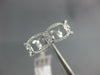 .21CT DIAMOND 18KT WHITE GOLD 3D MULTI OVAL LINK SEMI ETERNITY ANNIVERSARY RING