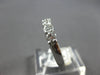 1.0CT DIAMOND 14K WHITE GOLD ROUND 5 STONE SHARED PRONG WEDDING ANNIVERSARY RING