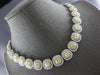 GIA LARGE & LONG 51.09CT WHITE & FANCY YELLOW DIAMOND 18KT 2 TONE GOLD NECKLACE