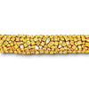 EXTRA LARGE 26.12CT MULTI COLOR DIAMOND 18KT YELLOW GOLD 3D CUFF TENNIS BRACELET