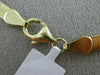 ESTATE .50CT DIAMOND 14K YELLOW GOLD 3D SOLITAIRE FANCY COIL NECKLACE #18982