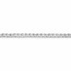 ESTATE LARGE 4.0CT DIAMOND 14KT WHITE GOLD 3D CLASSIC ROUND TENNIS BRACELET