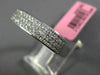ESTATE 1.14CT PRINCESS DIAMOND 18KT WHITE GOLD 3 ROW INVISIBLE ANNIVERSARY RING