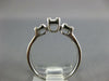 .57CT DIAMOND 18KT WHITE GOLD 3D ROUND & BAGUETTE CLUSTER SQUARE ENGAGEMENT RING