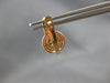 .43CT WHITE & MOCHA DIAMOND 14KT WHITE & ROSE GOLD 3D FLOWER LEVERBACK EARRINGS