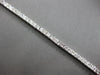 ESTATE LARGE 9.36CT DIAMOND 14K WHITE GOLD 3D PRINCESS INVISIBLE TENNIS BRACELET