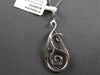 .40CT WHITE & BLACK DIAMOND 14KT WHITE GOLD 3D MUSICAL NOTE FUN FLOATING PENDANT