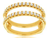 .31CT DIAMOND 14KT WHITE GOLD CLASSIC SOLITAIRE ROUND HALO FRIENDSHIP LOVE RING