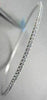 ANTIQUE NARROW 2.06CT DIAMOND 18KT WHITE GOLD 2MM WIDE BANGLE SIMPLY BEAUTIFUL!