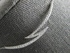 ESTATE .33CT DIAMOND 18KT WHITE GOLD 3D CLASSIC CRISS CROSS BAR LOVE NECKLACE