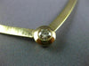 ESTATE .50CT DIAMOND 14K YELLOW GOLD 3D SOLITAIRE FANCY COIL NECKLACE #18982