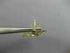 ESTATE LARGE .83CT DIAMOND 14KT YELLOW GOLD ETOILE CIRCULAR OPEN FLAME EARRINGS