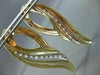 ANTIQUE EXTRA LARGE 1.03CT OLD MINE DAIMOND 14KT W&Y GOLD HANGING EARRINGS 22289
