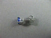 ESTATE 1.70CT AAA TANZANITE 14KT WHITE GOLD ROUND STUD EARRINGS BEAUTIFUL #22315