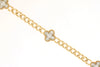 1.0CT DIAMOND 14KT YELLOW GOLD 3D CUBAN FLOWER BY THE YARD CUBAN TENNIS BRACELET