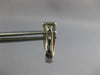 ESTATE 2.20CT CZ 14KT WHITE GOLD 3D CLASSIC SQUARE SOLITAIRE HANGING EARRINGS