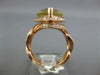 8.73CT DIAMOND & AAA LEMON QUARTZ 14KT ROSE GOLD PEAR SHAPE INFINITY LOVE RING