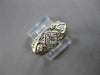ANTIQUE ART DECO .26CT OLD MINE DIAMOND 14KT WHITE GOLD ANNIVERSARY RING #27890
