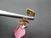 .66CT WHITE & PINK DIAMOND 18KT ROSE GOLD 3D PRINCESS & ROUND HALO STUD EARRINGS