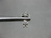 ESTATE .55CT MARQUISE CUT DIAMOND 14KT WHITE GOLD 3D CLASSIC STUD EARRINGS #5163
