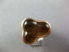 EXTRA LARGE 18.53CT DIAMOND & AAA SMOKEY TOPAZ 14KT ROSE GOLD 3D FUN LOVE RING