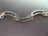ESTATE 1.50CT DIAMOND 14KT WHITE GOLD FLOATING WAVE DESIGN NECKLACE UNIQUE #7403