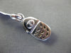ESTATE 14KT WHITE GOLD 3D RED & WHITE ENAMEL HAPPY SMILEY FACE BABY SHOE PENDANT
