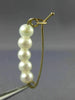 ESTATE AAA SOUTH SEA PEARL 14KT YELLOW GOLD 3D CLASSIC SAFETY PIN #MILANO30