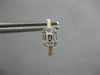 .50CT DIAMOND 18KT YELLOW GOLD 3D ROUND & BAGUETTE HUGGIE HOOP HANGING EARRINGS