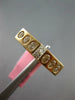 WIDE 1.60CT DIAMOND 18KT YELLOW GOLD OVAL & PRINCESS ETOILE RECTANGULAR BAR RING