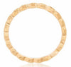 ESTATE .03CT DIAMOND 14KT YELLOW GOLD ROUND & MARQUISE SHAPE SEMI ETERNITY RING