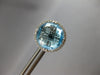 EXTRA LARGE 10.50CT DIAMOND & AAA BLUE TOPAZ 14KT WHITE GOLD HALO STUD EARRINGS