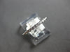 ESTATE .19CT DIAMOND 14KT WHITE GOLD 3D CLASSIC BAR BEADED FUN RING