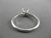 ESTATE .20CT DIAMOND 14KT WHITE GOLD LUCIDA SEMI MOUNT ENGAGEMENT RING #12082