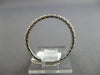 ESTATE .54CT DIAMOND 14KT WHITE GOLD 3D CLASSIC ROUND ETERNITY ANNIVERSARY RING