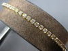1.0CT DIAMOND 14KT YELLOW GOLD 3D SEMI ETERNITY ADJUSTABLE LOVE TENNIS BRACELET