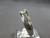ESTATE .96CT DIAMOND 14K WHITE GOLD CLASSIC ROUND CHANNEL LUCIDA ENGAGEMENT RING