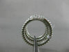 ESTATE LARGE .55CT ROUND DIAMOND 18KT WHITE GOLD FLEXIBLE HANDCRAFTED SNAKE RING